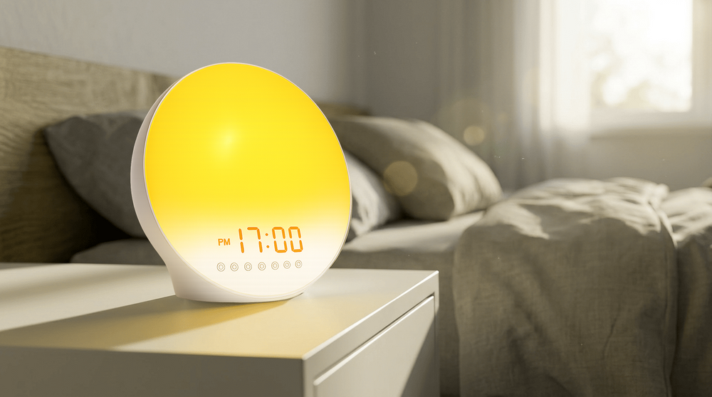 שעון הזריחה להתעוררות מרגיעה